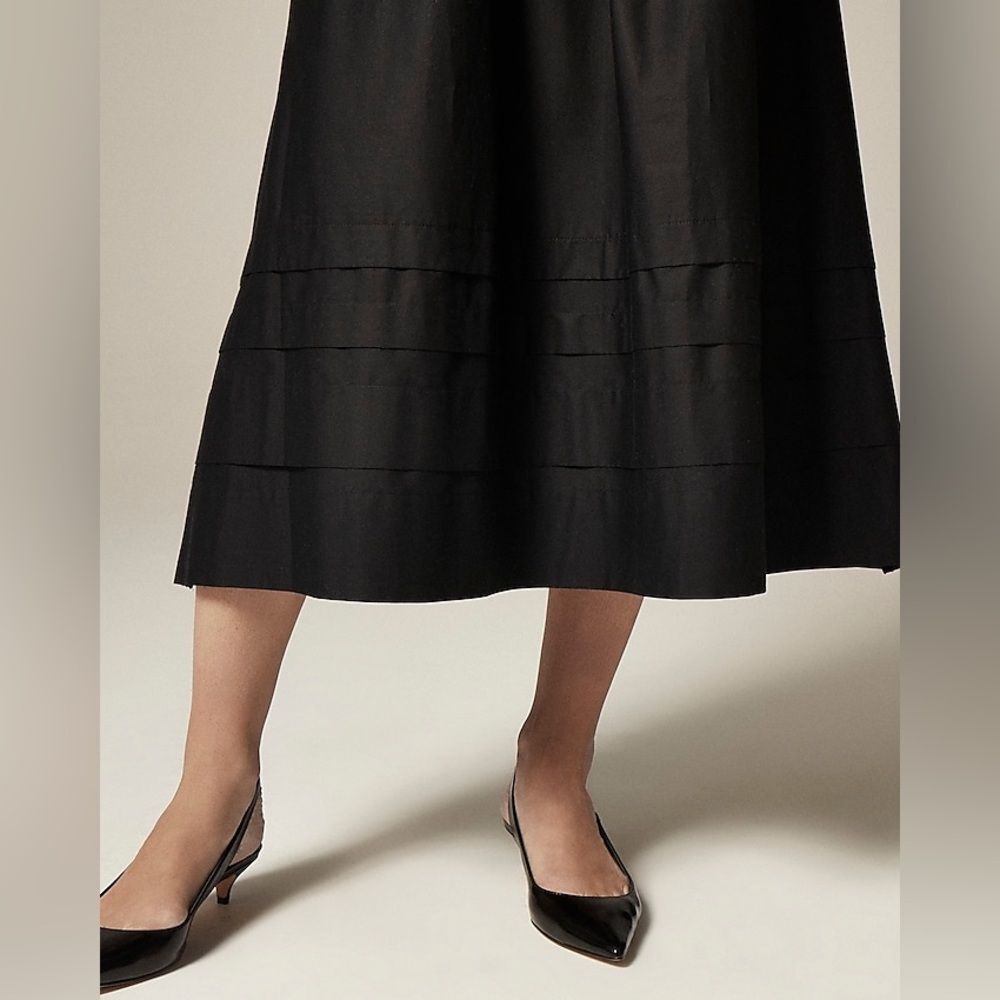 J Crew Drop Waist Mixy Dress Size XS in Black NWT - Picture 2 of 8